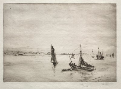 La chaussée de La Rochelle - Gustave Leheutre
