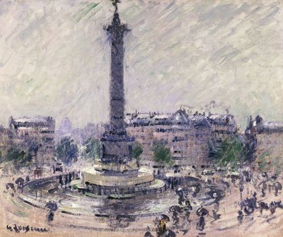 Paris, place de la Bastille, vers 1922 - Gustave Loiseau