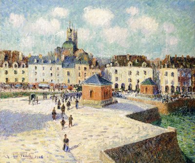 Le quai de Dieppe au soleil, 1905 - Gustave Loiseau