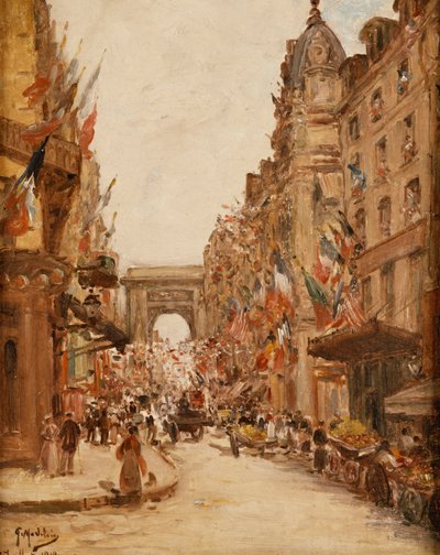 Le jour de la Bastille - Gustave Madelein
