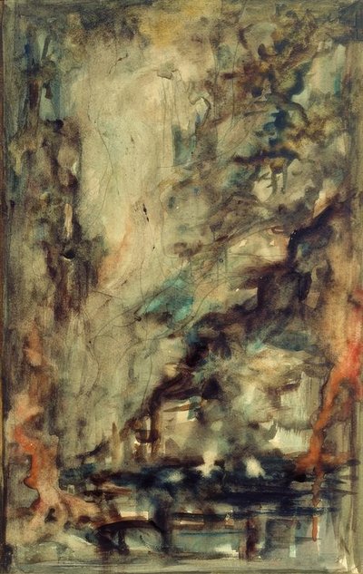 Esquisse (pour les deux aventuriers et le talisman (?) ) - Gustave Moreau