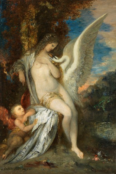 Gustave Moreau Leda c1875 - Gustave Moreau