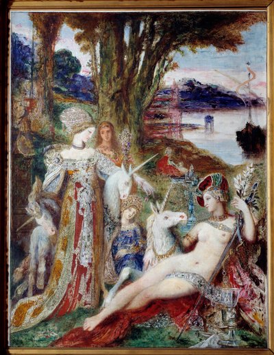 Les Licornes - Gustave Moreau