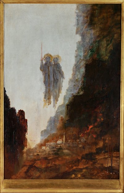 Les anges de Sodome - Gustave Moreau