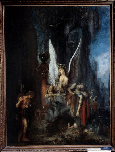 Œdipe devant le Sphinx - Gustave Moreau