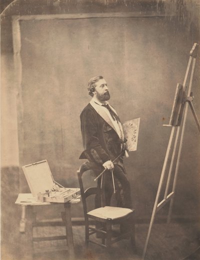 Portrait de J. Savile Lumley, Madrid, 1859 - Gustave Penabert