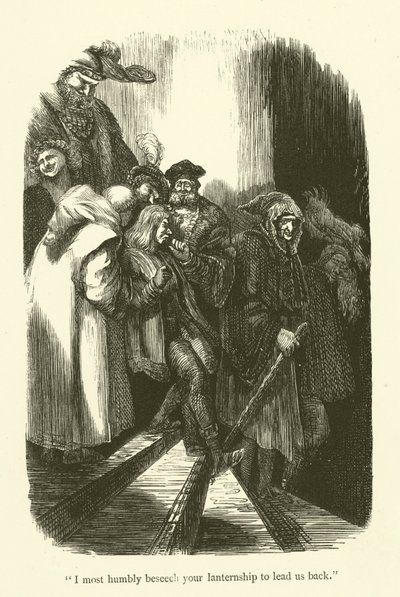 Illustration pour les œuvres de Rabelais - Gustave after Dore