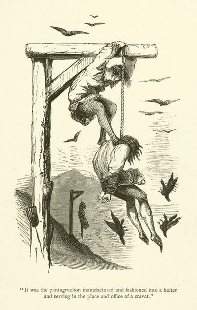 Illustration pour les œuvres de Rabelais - Gustave after Dore