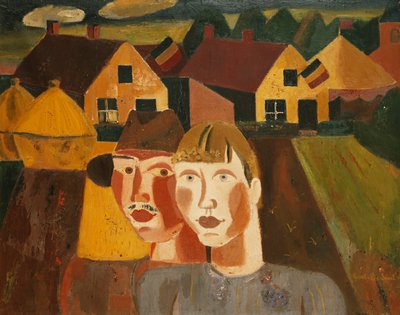 Le Couple au Village - Gustave de Smet