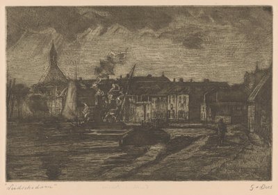 Leidschendam - Gustave van der Does (signed by artist)