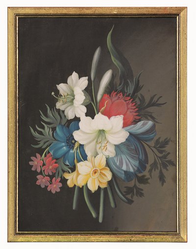 Nature morte de bouquet floral - Gustavus Hamilton