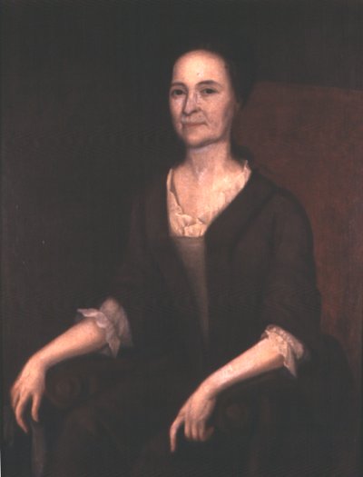 Mme Gustavus Hesselius (Lydia Getchel Hesselius), c.1740 - Gustavus Hesselius