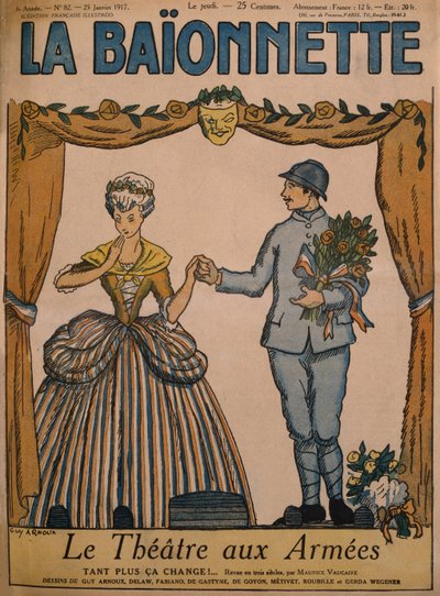 Théâtre pour les Armées, illustration de couverture de 