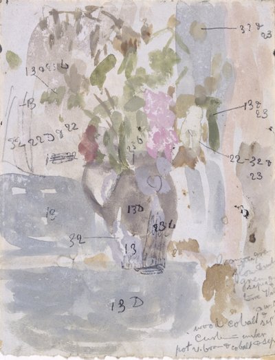 Un vase de fleurs - Gwen John