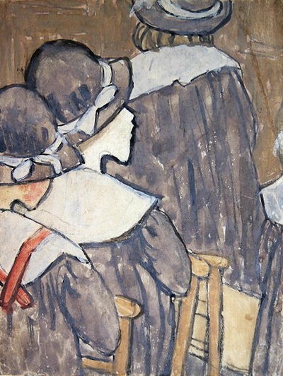 Enfants dans une église - Gwen John