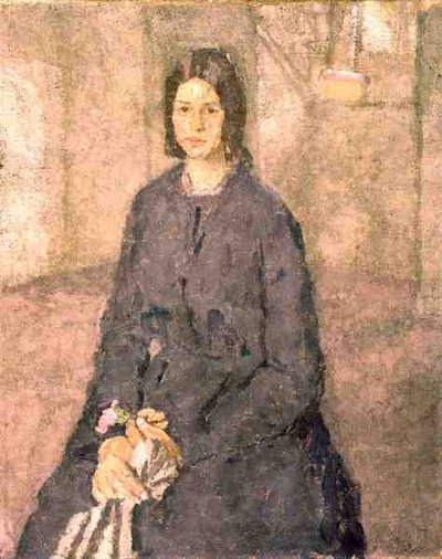 Fille Tenant une Rose, c.1915-25 - Gwen John