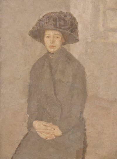 Jeune femme portant un grand chapeau, c.1917-25 - Gwen John