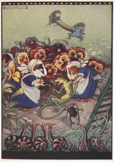 Illustration de deux cochons d