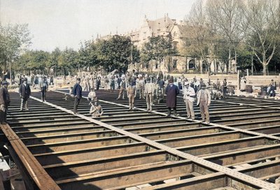 1896-17 chemin de fer Route Arena Klösz György 2 (Coloré) - György Klösz