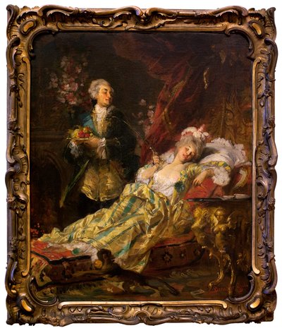 Louis XV et Madame Du Barry - Gyula Benczúr