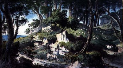 Paysage, avec des vaches et des moutons - H.F. 1751 1812 Aylesford