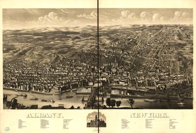 Albany, New York 1879 - H.H. Rowley and Co.; Beck and Pauli