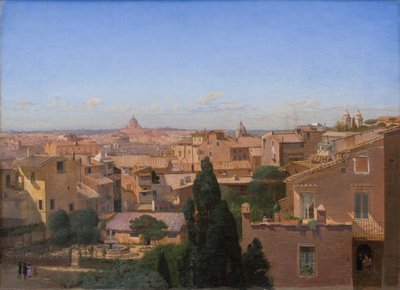 Vue de Rome depuis la demeure de l