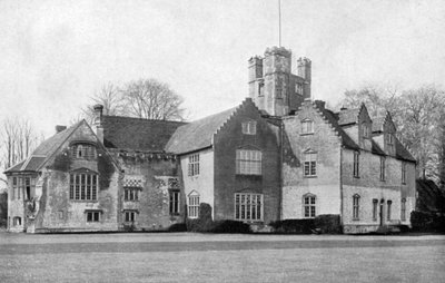 Abbaye de Bisham, Berkshire, vue du nord-est, 1924-1926 - HN King