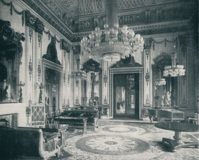 Le salon blanc au palais de Buckingham, vers 1899 - HN King
