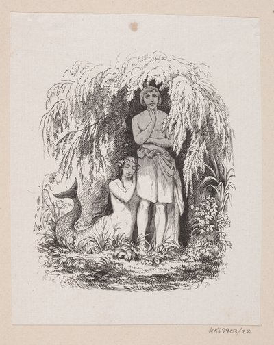 Illustration de "La Petite Sirène" dans H.C. Andersen, "Contes et Histoires", Tome 1 - H.P. Hansen