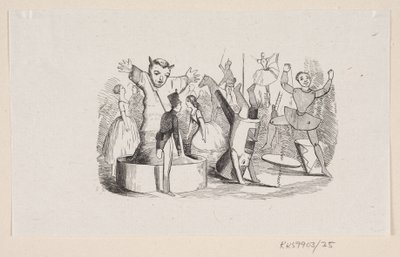 Illustration de "Le Soldat de Plomb" dans H.C. Andersen, "Contes et Histoires", Tome 1 - H.P. Hansen
