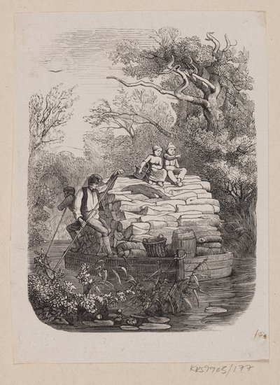 Illustration pour "Ib et petite Christine" dans H.C. Andersen, "Contes et histoires", Tome 2 - H.P. Hansen