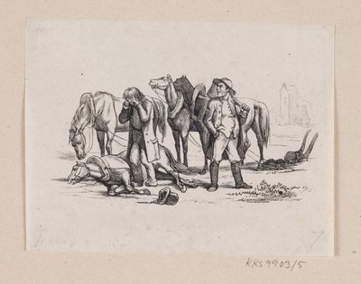 Illustration de "Le Petit Claus et le Grand Claus" dans H.C. Andersen, "Contes et Histoires", Tome 1 - H.P. Hansen