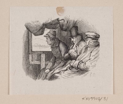 Illustration pour "Les Galoshes du bonheur" dans H.C. Andersen, "Contes et histoires", Tome 1 - H.P. Hansen
