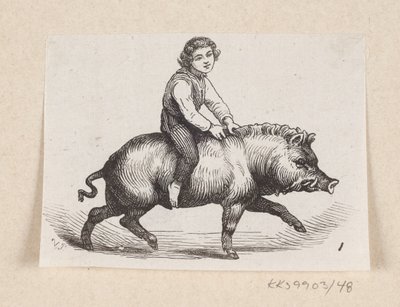 Illustration de "Le Porc-épic" dans H.C. Andersen, "Contes et Histoires", Tome 1 - H.P. Hansen