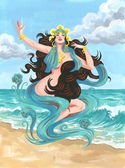 Déesse des vagues - HUGO