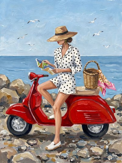 Trottinette de plage pour femme élégante - HUGO