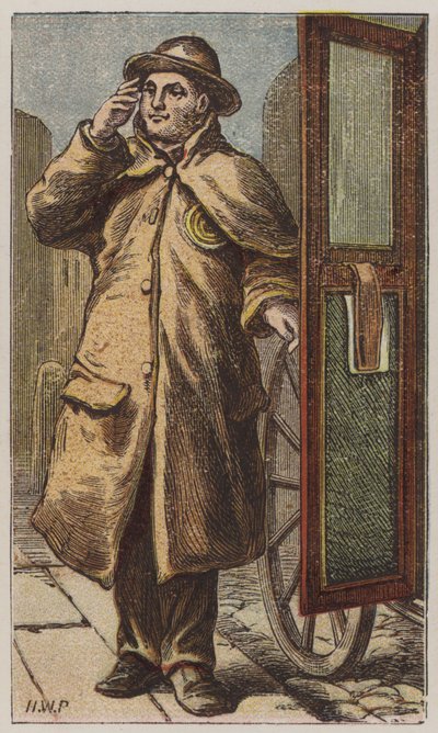 Cochér (lithographie en couleur) - H.W. (after) Petherick