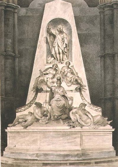 Le tombeau de Lord Chatham, planche I de 