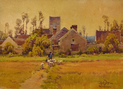 Village français, fin 19e-début 20e siècle - H. Anthony Dyer