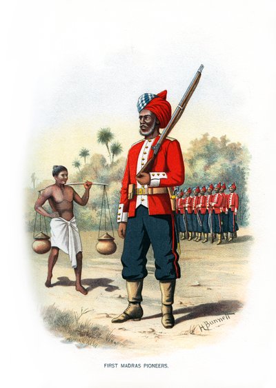 Premiers pionniers de Madras, vers 1890 - H. Bunnett