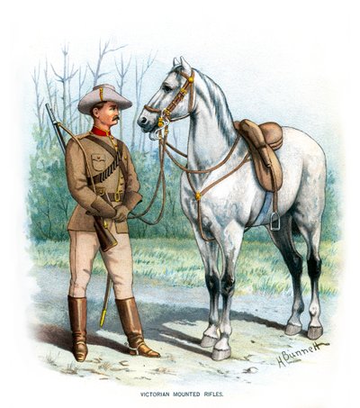 Fusiliers montés victoriens - H. Bunnett