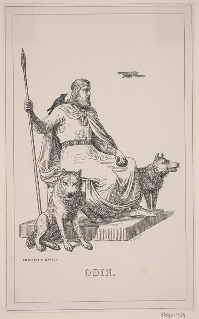 Odin. Illustration de l
