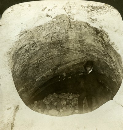 Un chaudron de géant, glacier pothole, Norvège - H. C. White