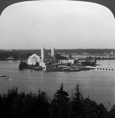 Exposition Lewis et Clark, bâtiment du gouvernement, Guilds Lake, Portland, Oregon, USA, 1905 - H. C. White