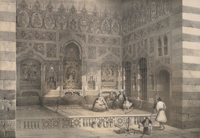 100. Un Iwân, à Damas, 1843 - H. Clerget