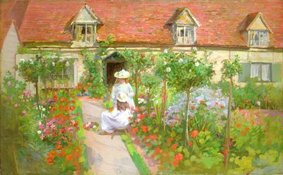 Jardin de cottage, été - H. Francis Bate