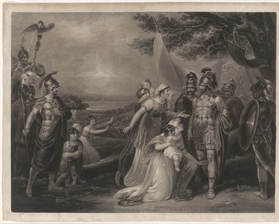 Hersilia. La Bataille des Romains et des Sabins - H. Gillbank