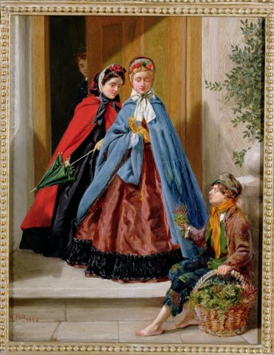 La Vendeuse de fleurs, 1862 - H. Hilt