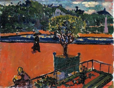 Dans les jardins du Luxembourg - H. Lyman Sayen
